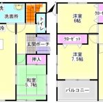 １号棟間取り(間取)