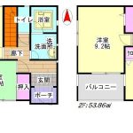 ２号棟間取り(間取)